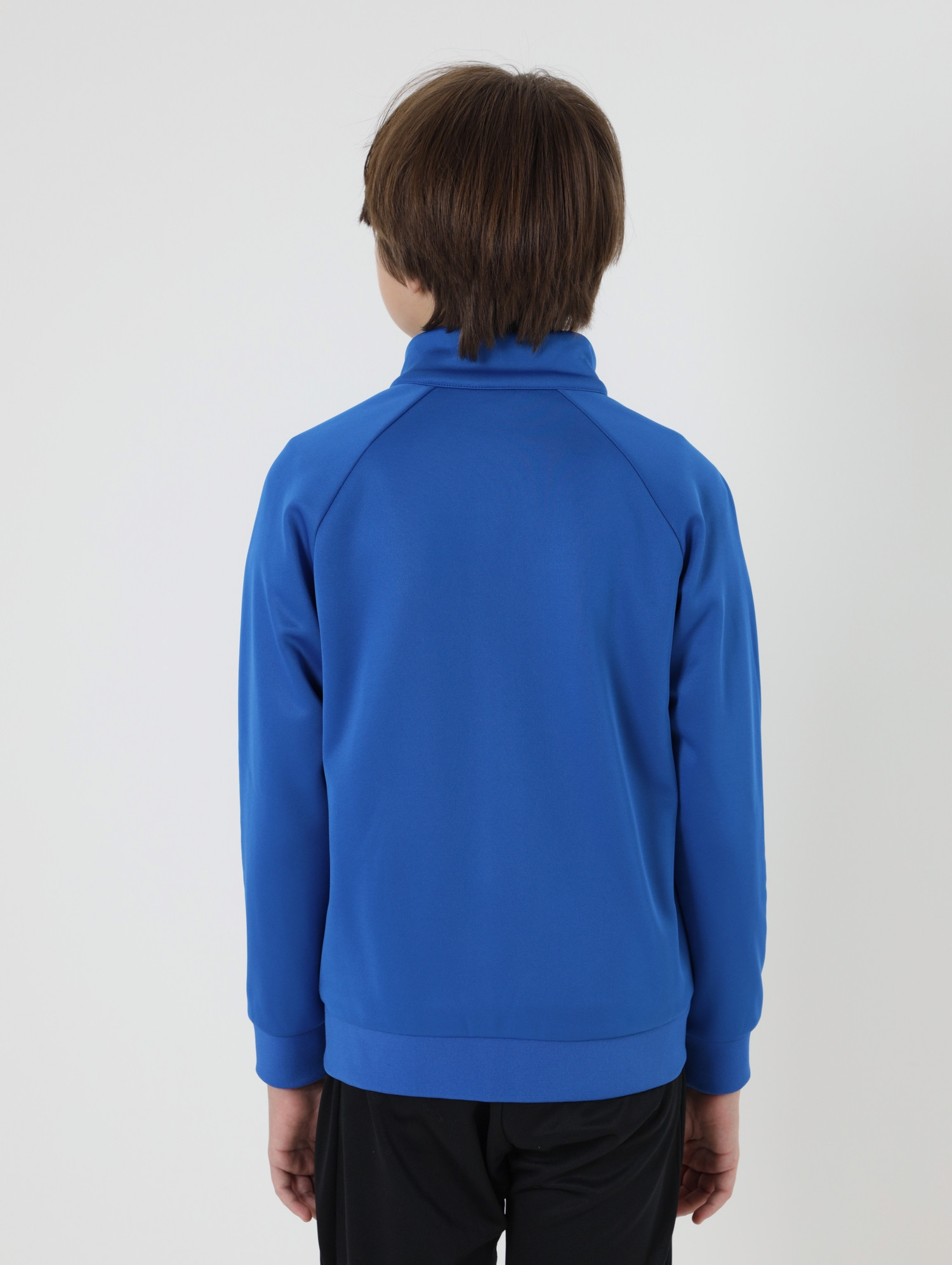 Олимпийка спортивная детская Kelme Children's Knitted Jacket fleece / 7461WT3143-481 (р.130, синий) — фото 2