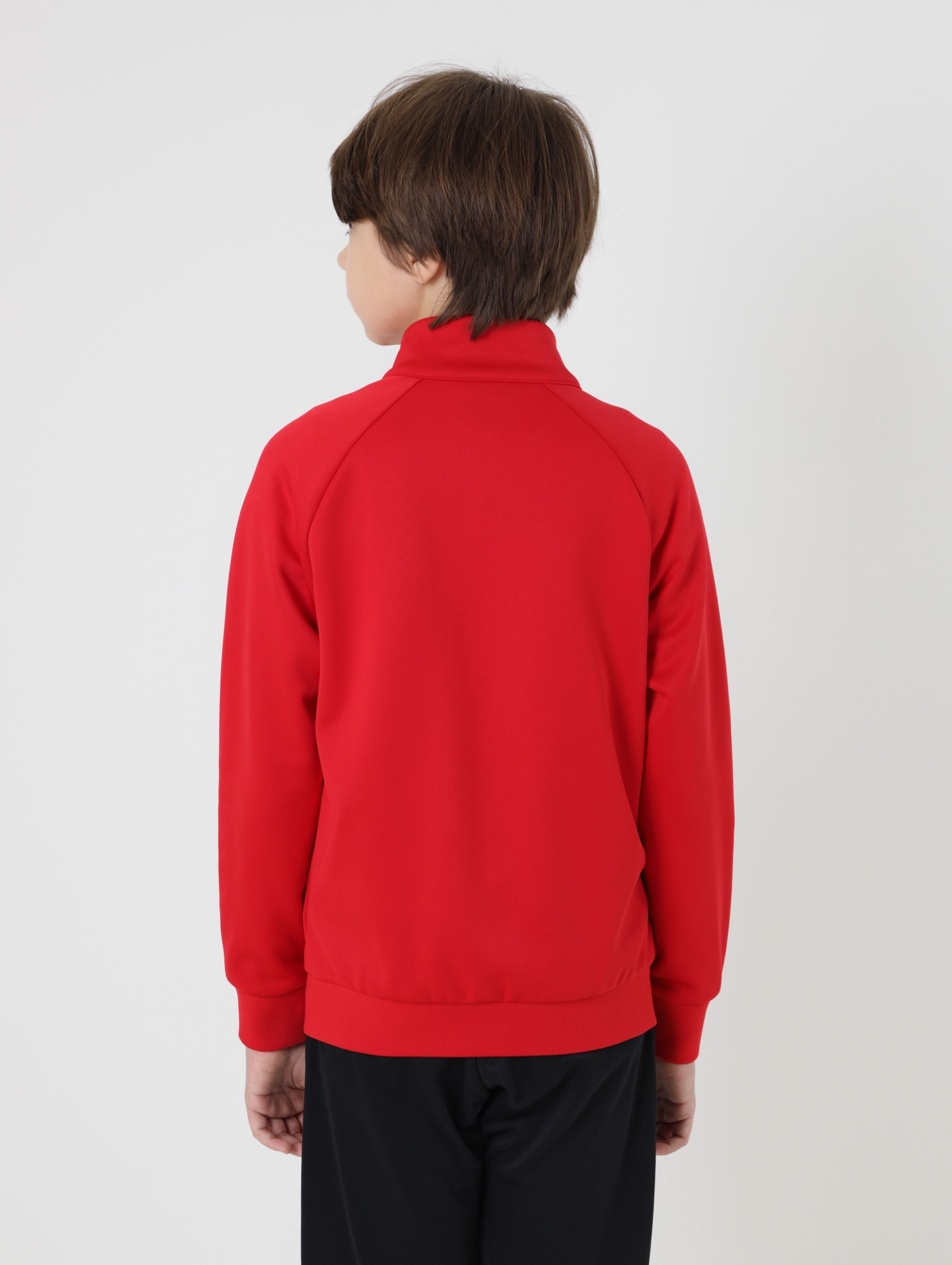 Олимпийка спортивная детская Kelme Children's Knitted Jacket fleece / 7461WT3143-600 (р.150, красный) — фото 2