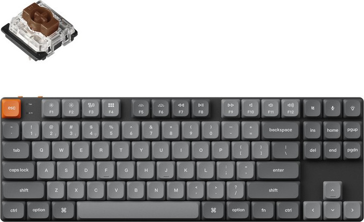 Клавиатура Keychron K1 Max RGB Gateron Brown Switch / K1M-B3 (черный)