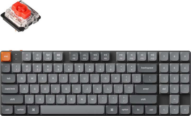 Клавиатура Keychron K13 Max RGB Gateron Red Switch / K13M-B1 (черный)
