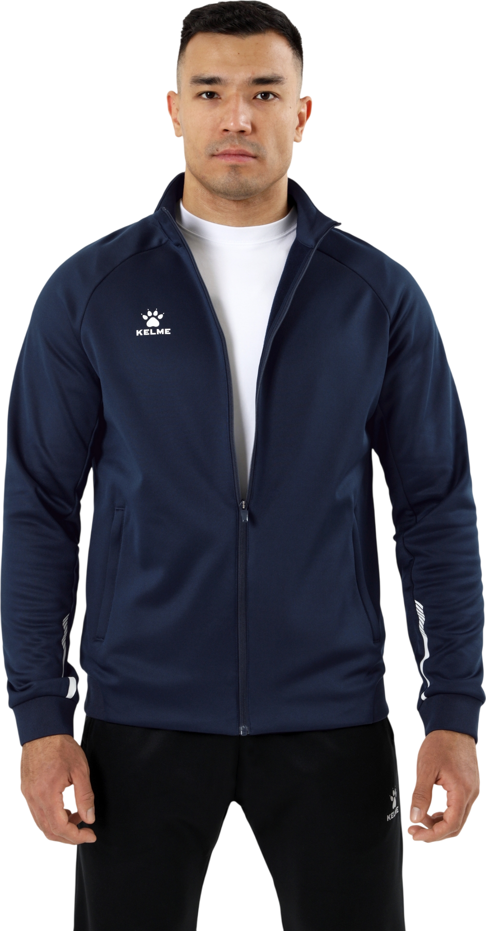 Олимпийка спортивная Kelme Knitted Jacket / 7461WT1143-416 (L, темно-синий)
