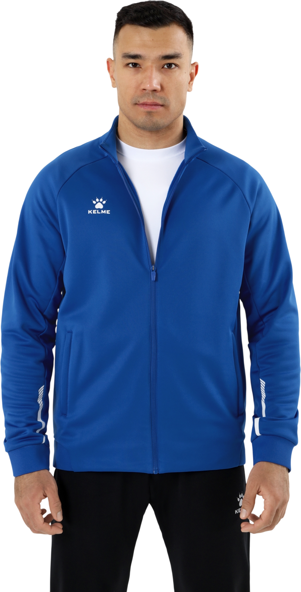 Олимпийка спортивная Kelme Knitted Jacket / 7461WT1143-481 (M, синий)