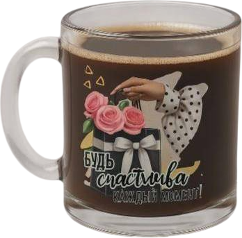 Кружка ILikeGift Будь счастлива каждый момент! / 1208-11