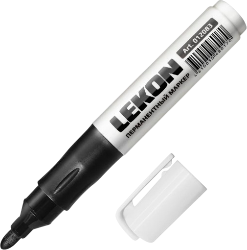 Набор маркеров строительных LEKON ReFresh / 12083.21 (10шт, черный)