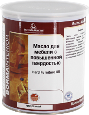 Масло для древесины BORMA WACHS Hard Furniture Oil / 4902 (1л, прозрачный)