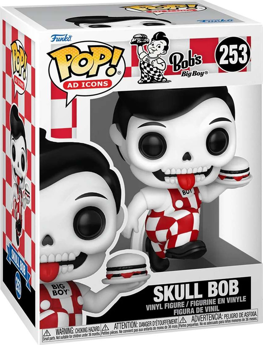 Фигурка коллекционная Funko POP! Ad Icons. Bob's Big Boy Skull Bob / Fun86211 — фото 2