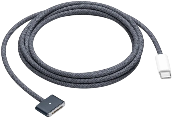 Кабель Apple A2363 USB-C to MagSafe 3 / MW643 (2м, полночный)
