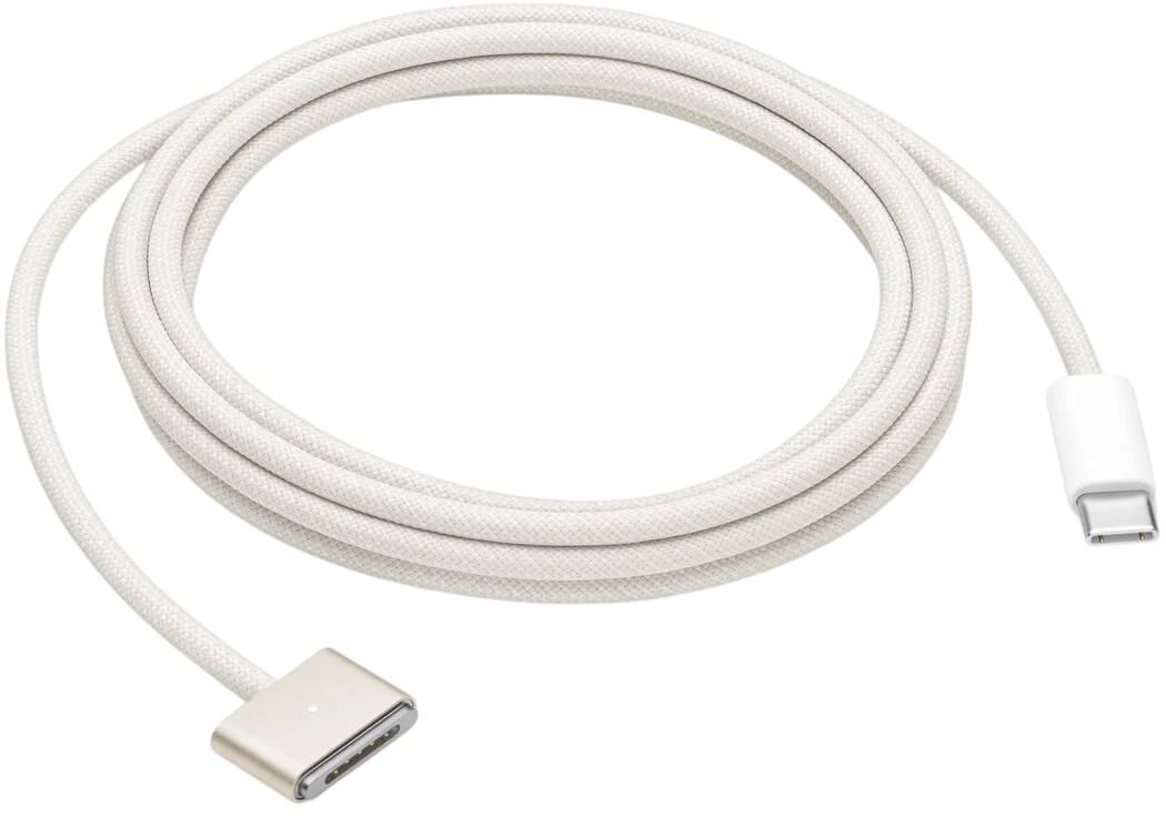 Кабель Apple A2363 USB-C to MagSafe 3 / MW633 (2м, звездный свет)