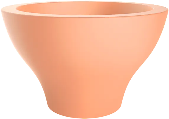 Кашпо БЕРКАНО Vetro 75 / 220_083_27V (Terracotta)