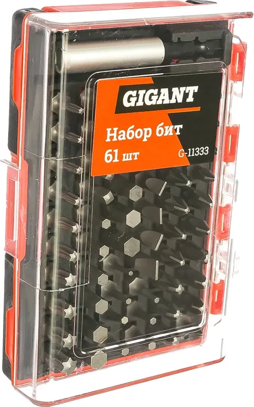Набор бит Gigant G-11333 (61шт) — фото 3