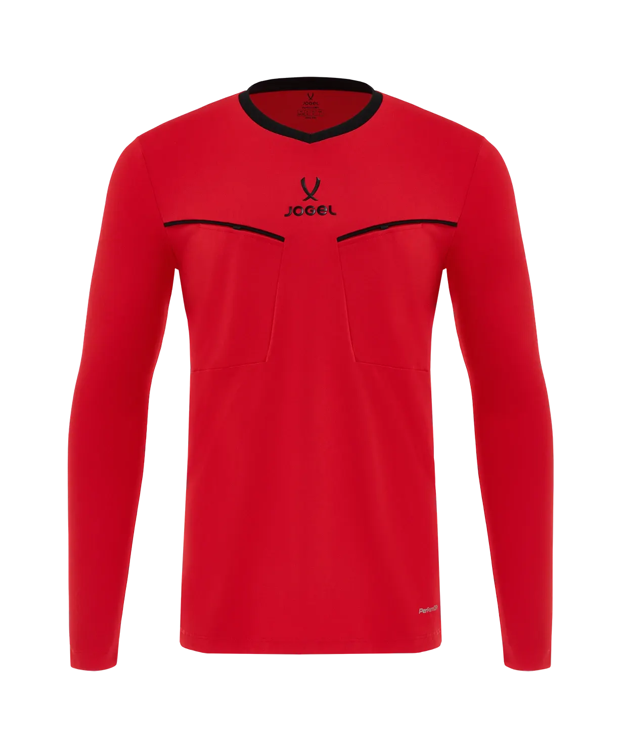 Лонгслив судейский Jogel Division PerFormDRY Referee LS Tee 2.0 R1 (S, красный) — фото 2
