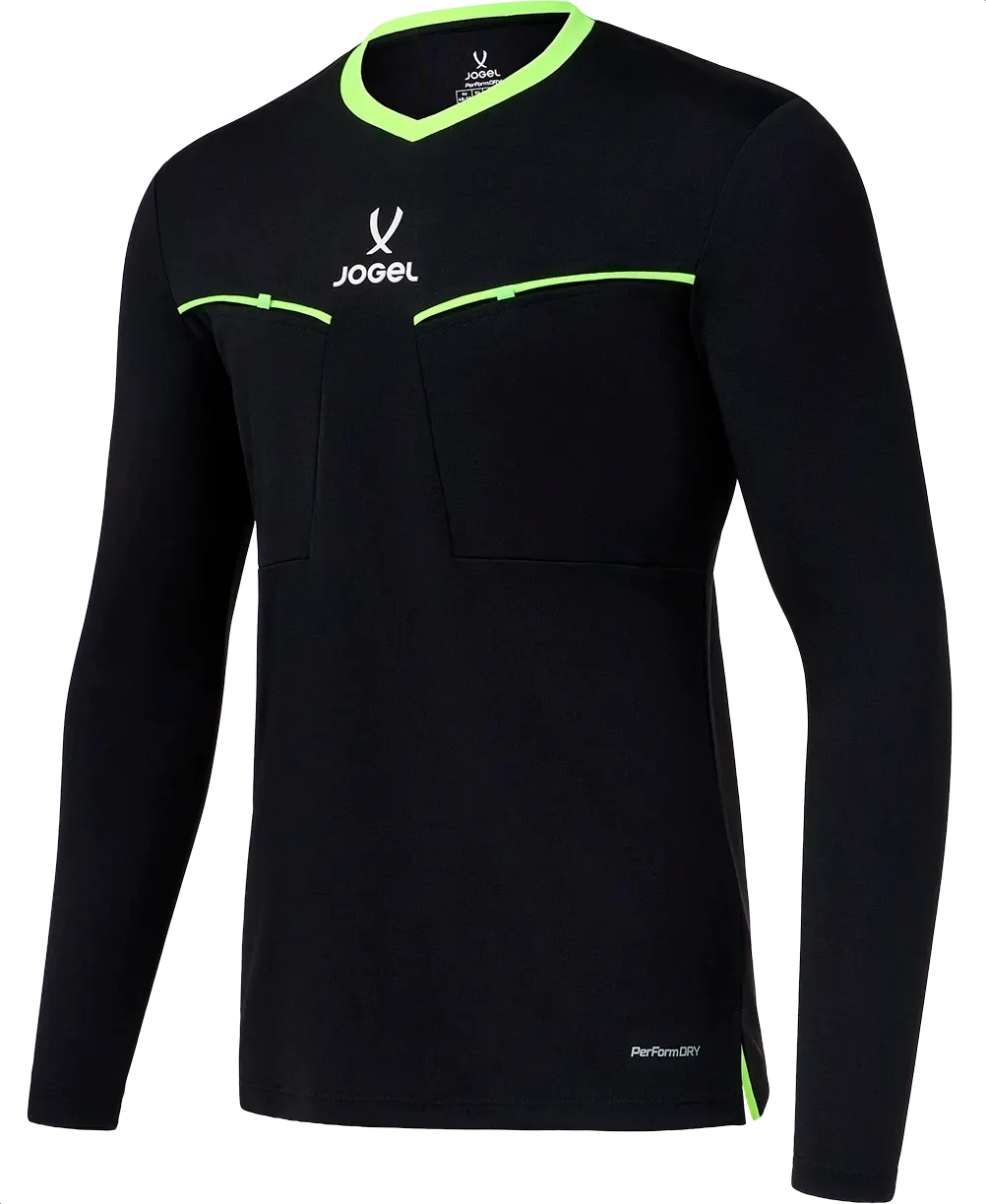 Лонгслив судейский Jogel Division PerFormDRY Referee LS Tee 2.0 99 (L, черный)