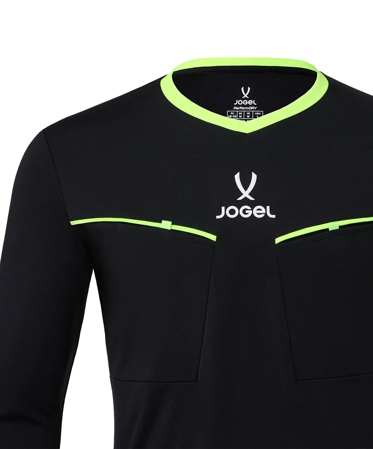 Лонгслив судейский Jogel Division PerFormDRY Referee LS Tee 2.0 99 (L, черный) — фото 4