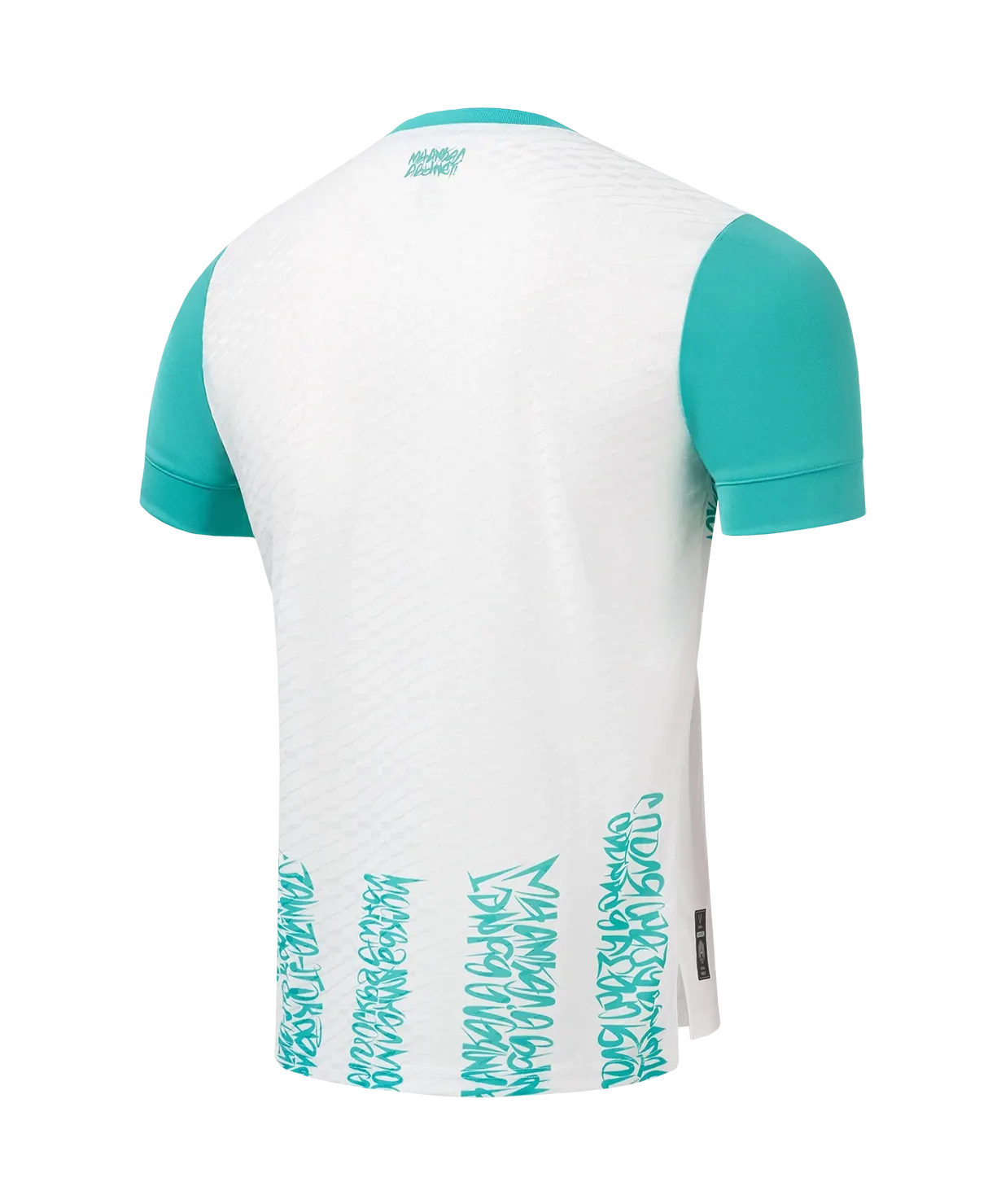 Футболка игровая футбольная Jogel Amkal PerFormDRY Jersey (M, белый/бирюзовый) — фото 3