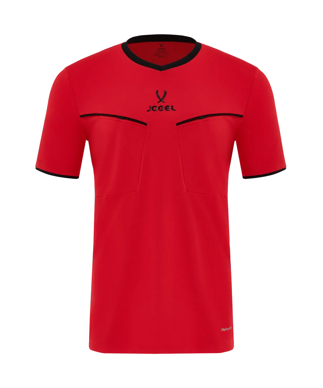 Футболка судейская Jogel Division PerFormDRY Referee SS Tee 2.0 R1 (L, красный) — фото 2
