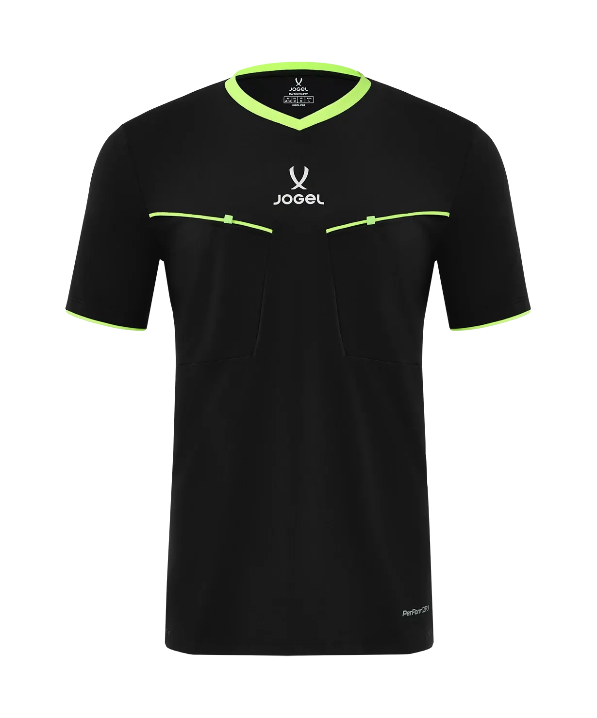 Футболка судейская Jogel Division PerFormDRY Referee SS Tee 2.0 99 (M, черный) — фото 2