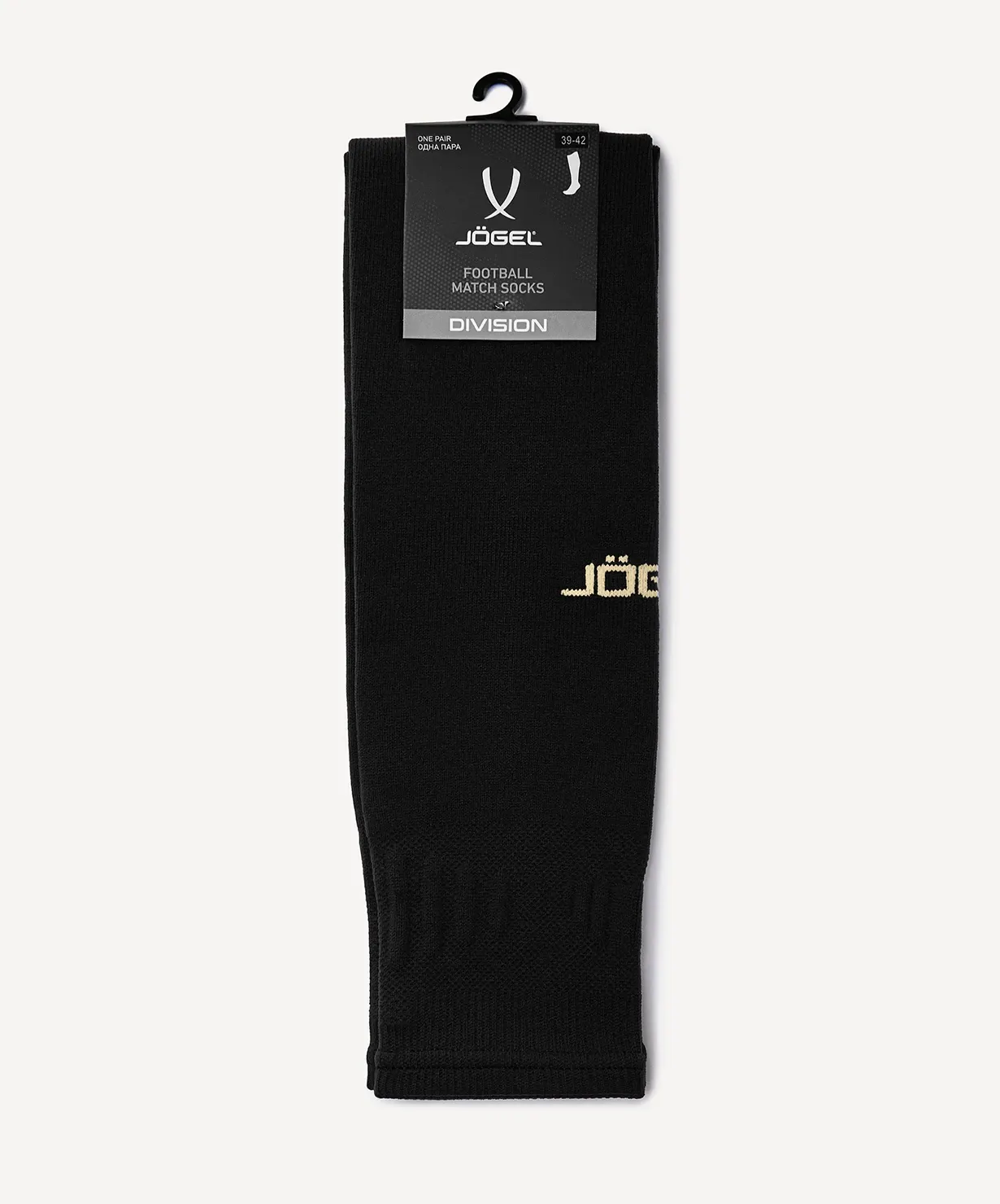 Гетры футбольные Jogel Akron Footless Socks (р.35-38, черный) — фото 4