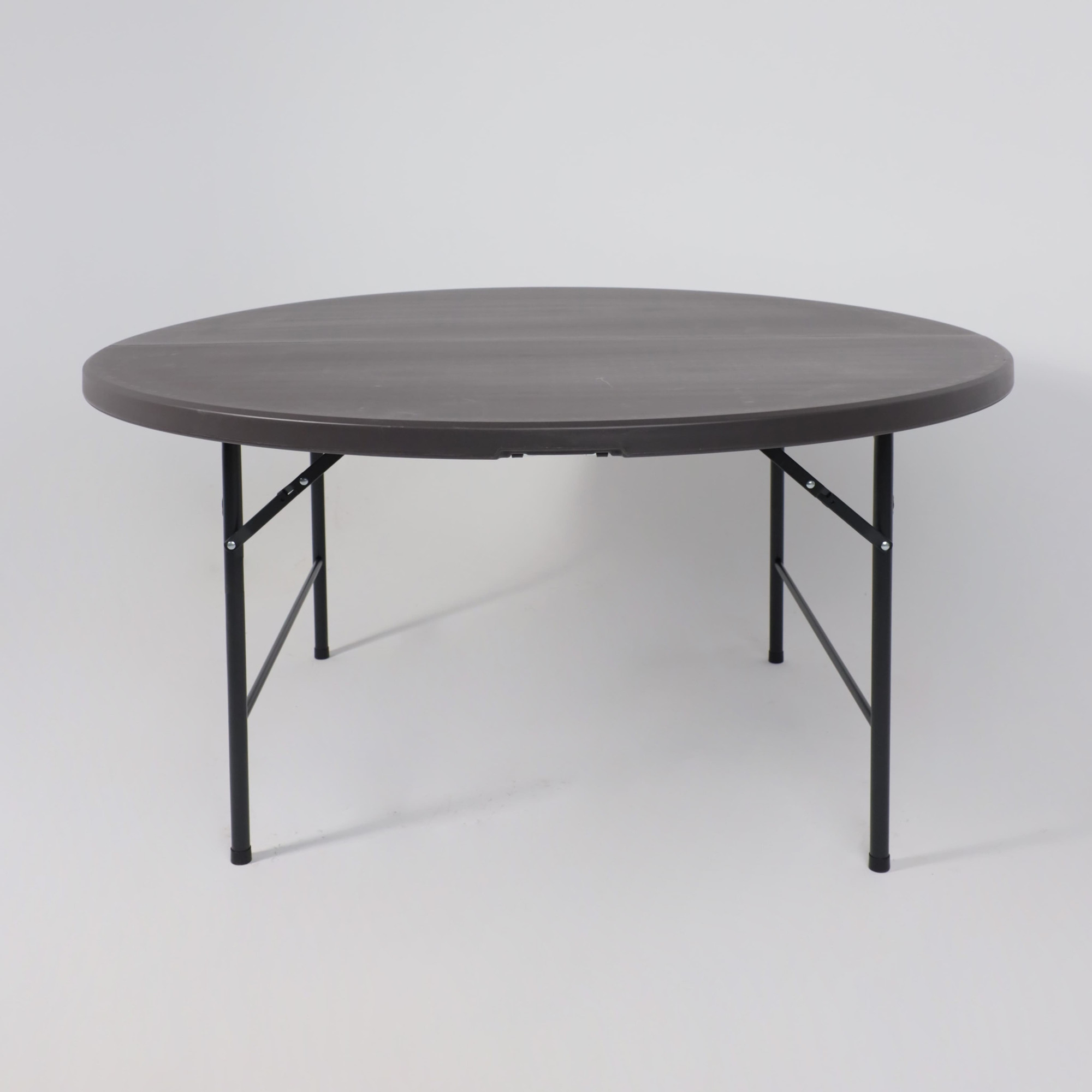 Стол складной AksHome Table AKS тип 10 D152х74 (темно-серый) — фото 2