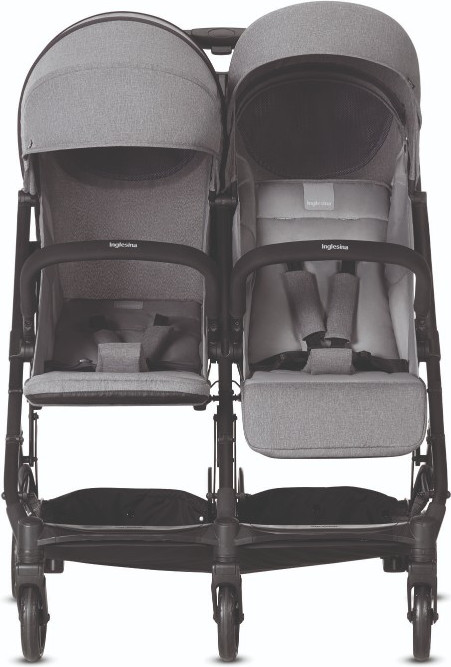 Детская прогулочная коляска Inglesina Twin Sketch / AH86R0GRY (черный/серый) — фото 3