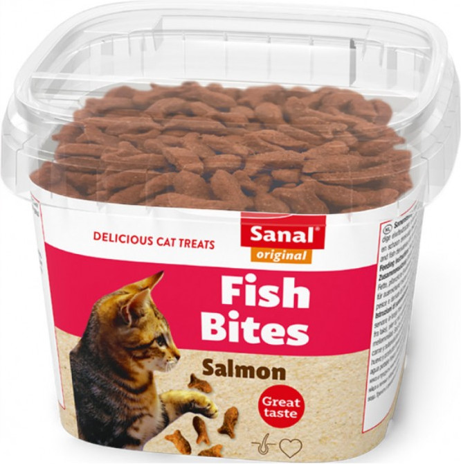 Лакомство для кошек Sanal Fish Bites (6x75г) — фото 2