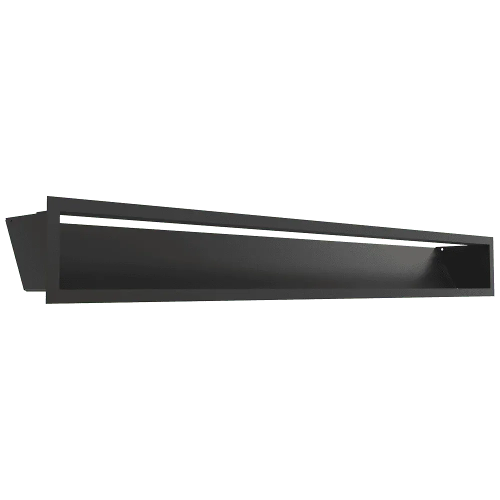 Решетка вентиляционная для камина Kratki Luft C 12x100 (черный)