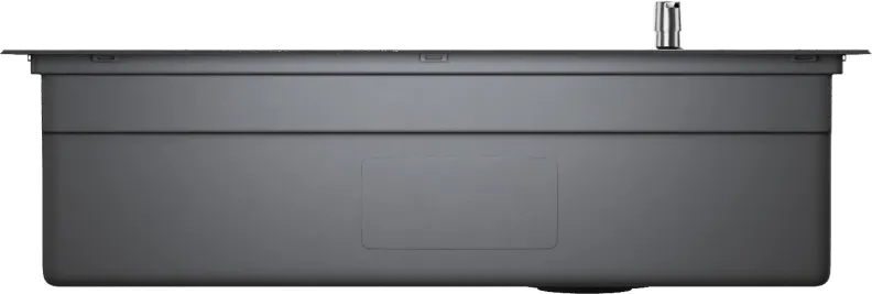 Мойка кухонная Mixline Pro 558473 (черный графит, с сифоном) — фото 5