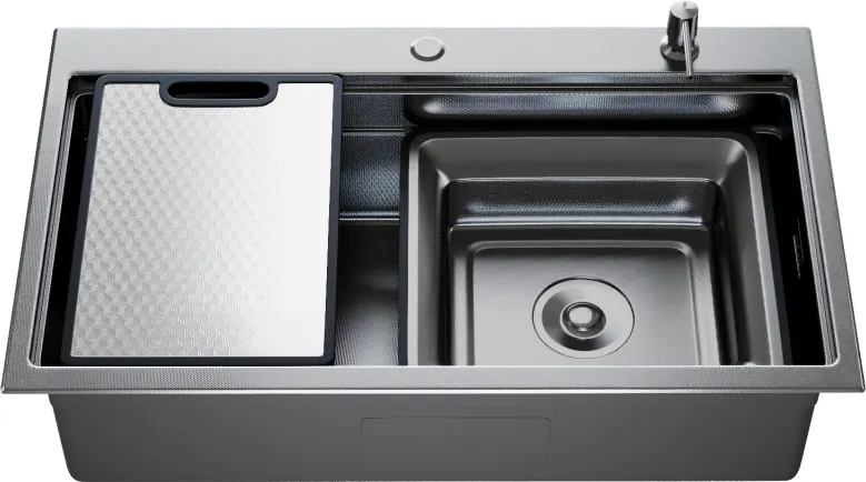 Мойка кухонная Mixline Pro 558473 (черный графит, с сифоном) — фото 2