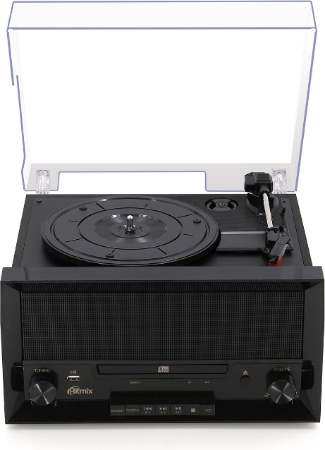 Проигрыватель виниловых пластинок Ritmix LP-400B (черный) — фото 6