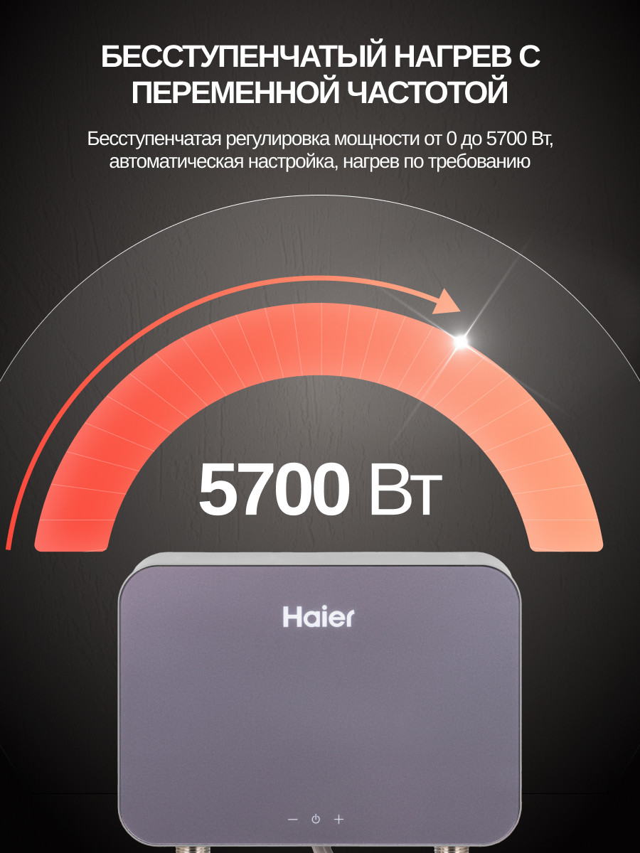 Проточный водонагреватель Haier SMART-EI6 / GA0T6RE07 — фото 4