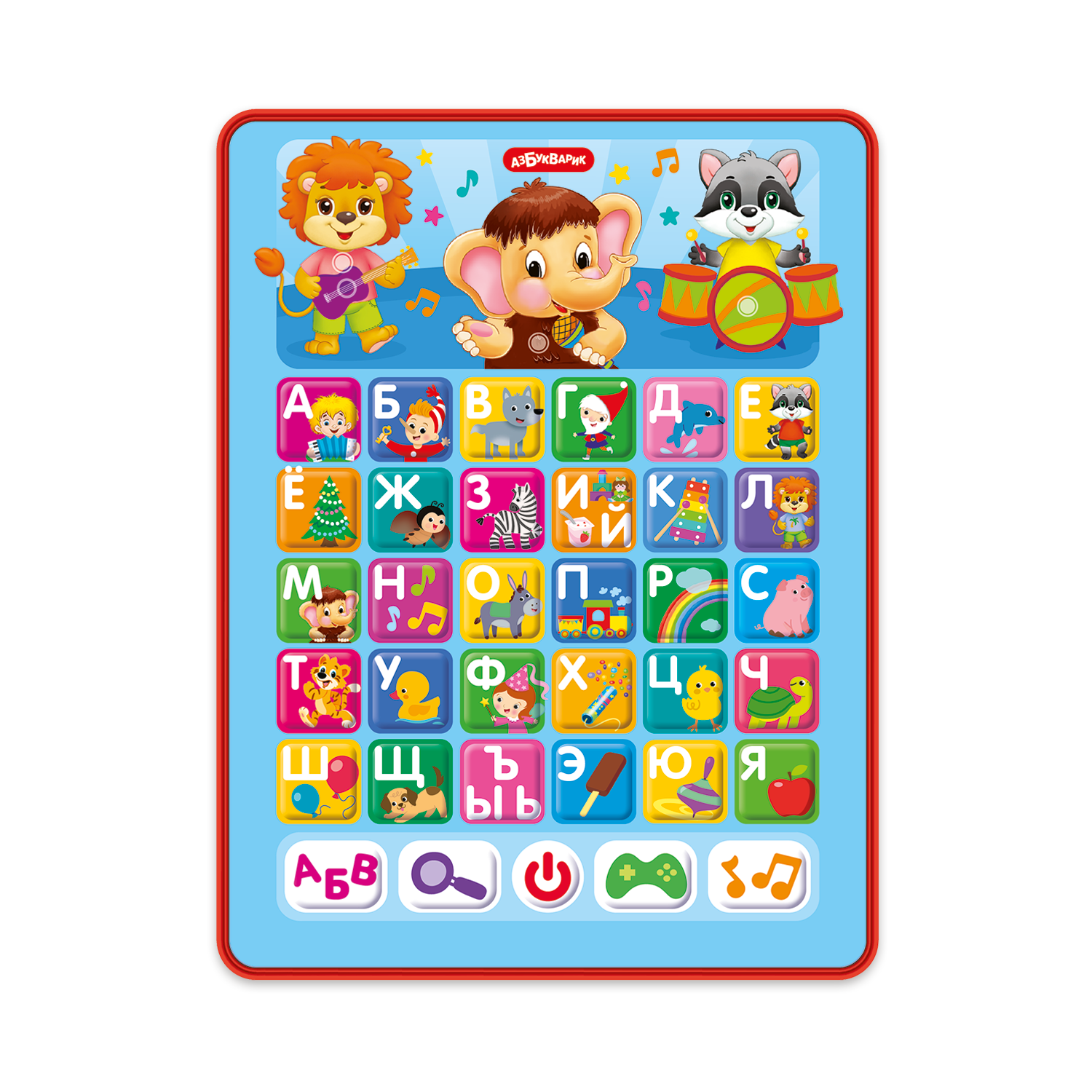 Развивающая игрушка Азбукварик Азбука мультяшек 3426