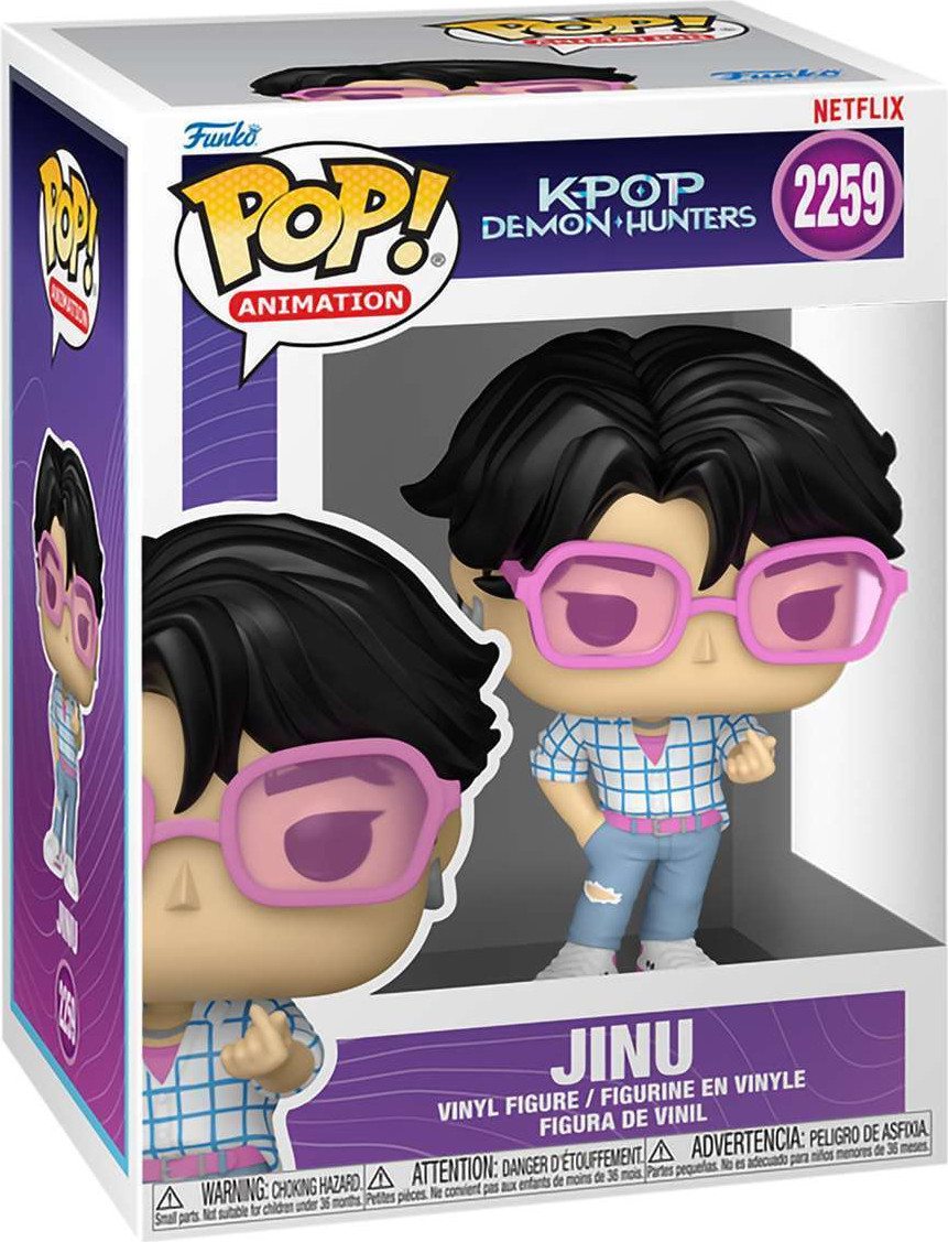 Фигурка коллекционная Funko POP! Animation. KPop Demon Hunters. Jinu w/Chase / Fun94691 — фото 2