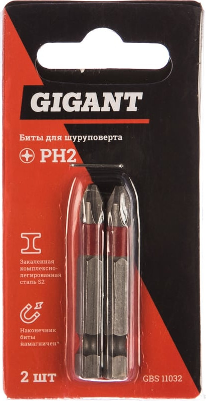 Набор бит Gigant GBS 11032 (2шт) — фото 3