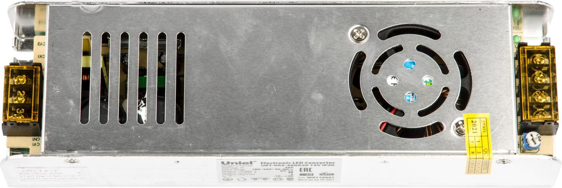 Блок питания для светильника Uniel UET-VAS-360A20 12V IP20 / UL-00002434