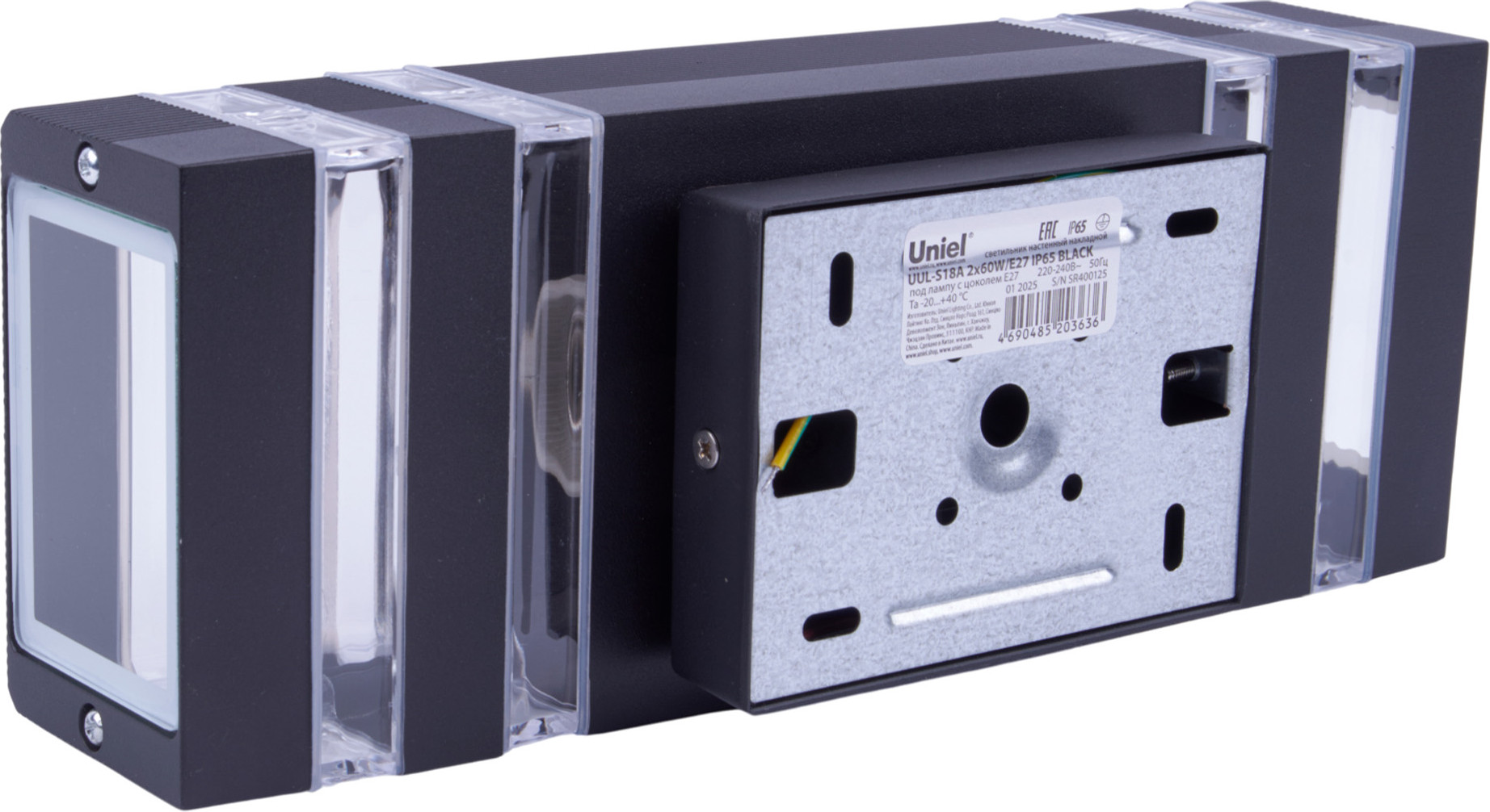 Светильник уличный Uniel UUL-S18A 2x60W/E27 IP65 / UL-00012919 — фото 3