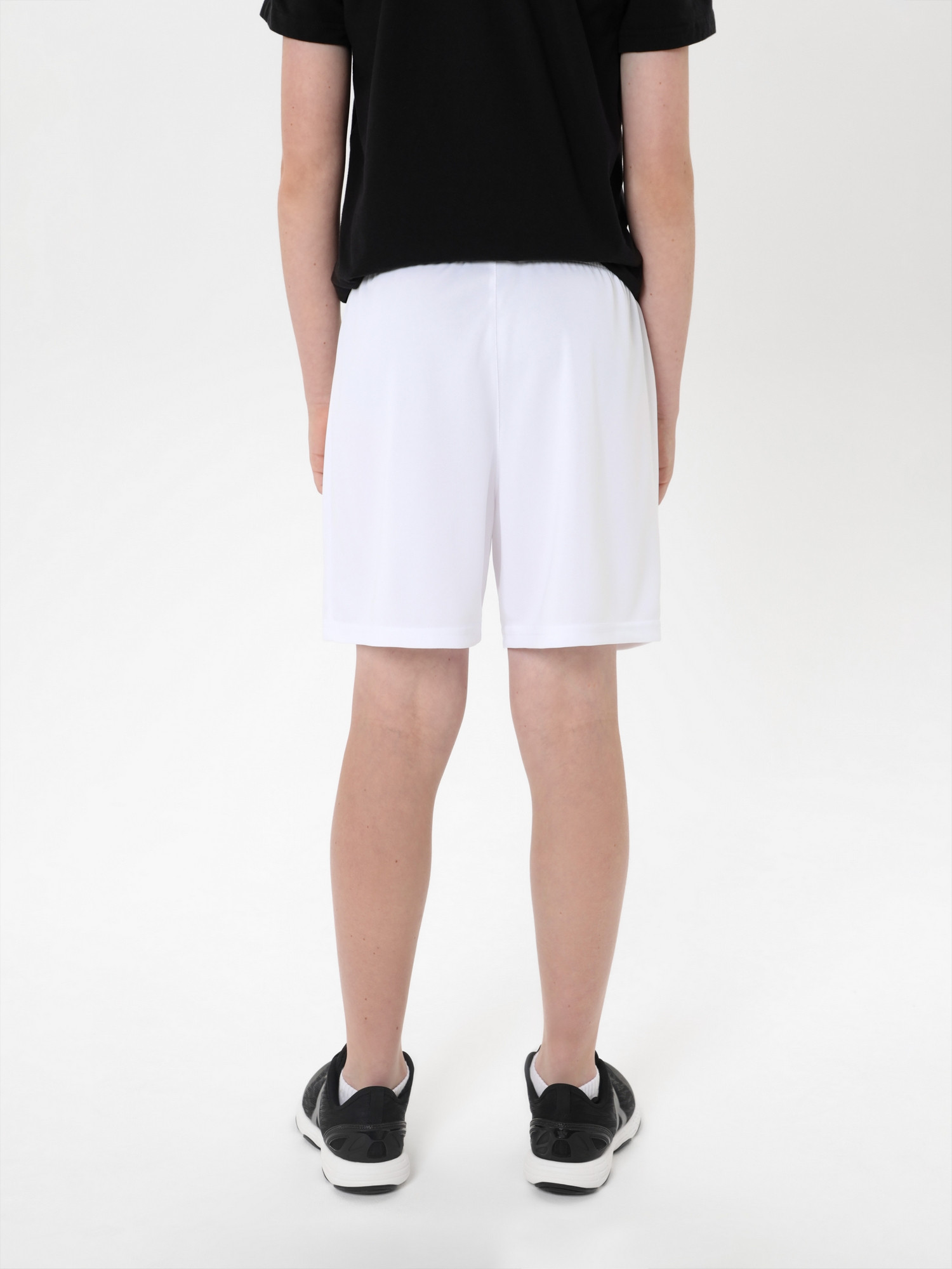 Шорты спортивные детские Kelme Football Shorts / 7351ZB3255-100 (р.140, белый) — фото 4