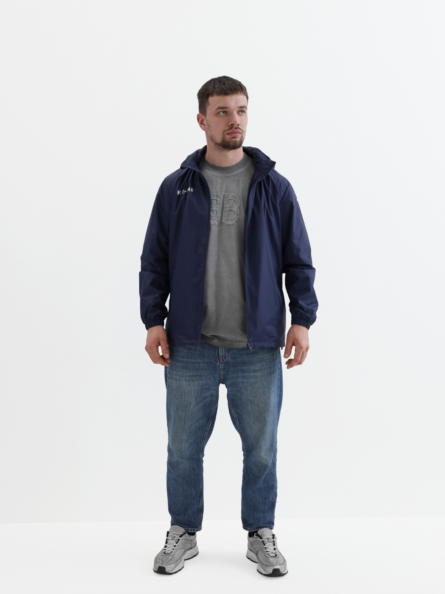 Ветровка Kelme Woven Jacket / 3801241-416 (S, темно-синий) — фото 4