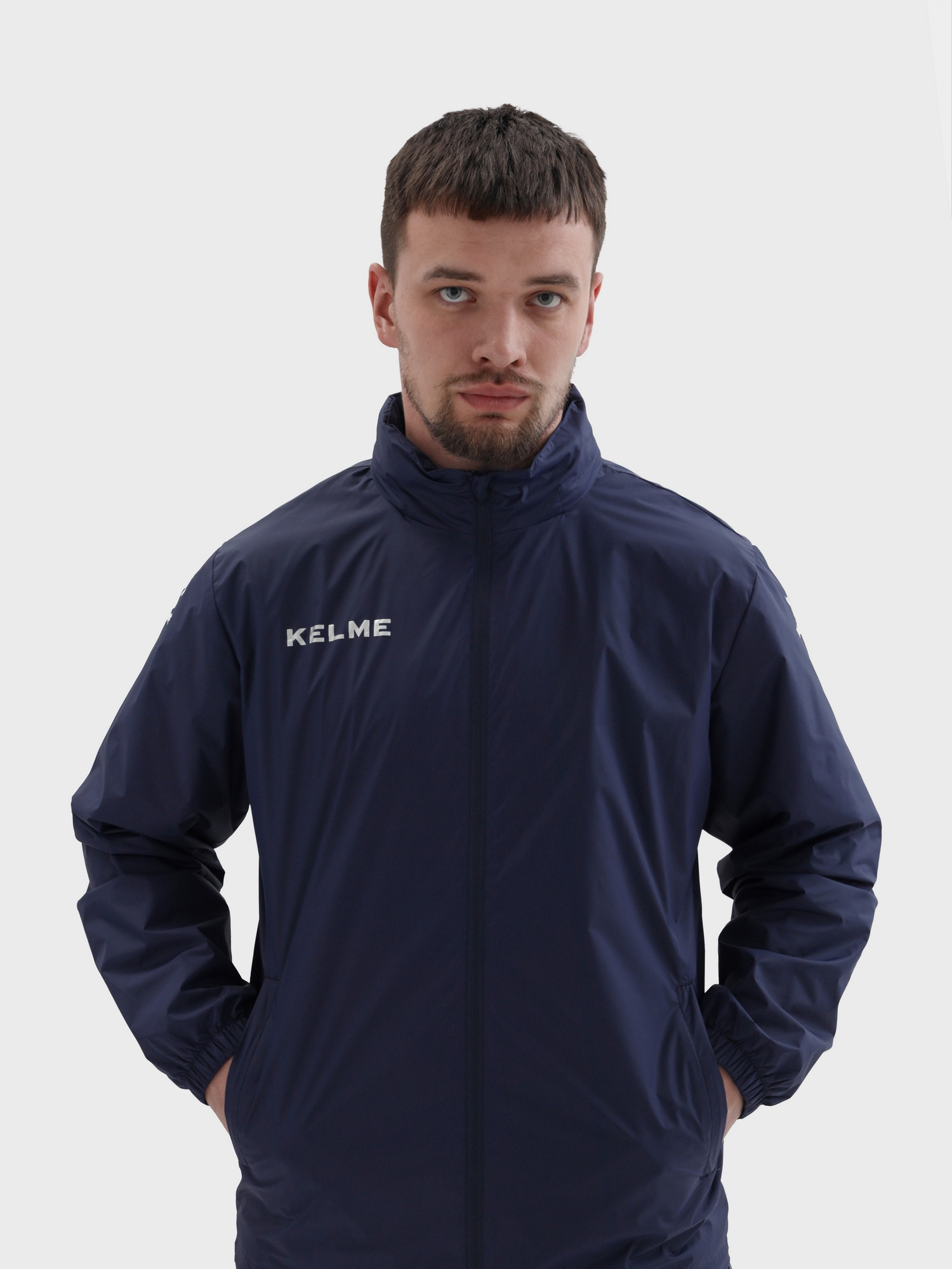 Ветровка Kelme Woven Jacket / 3801241-416 (4XL, темно-синий) — фото 3