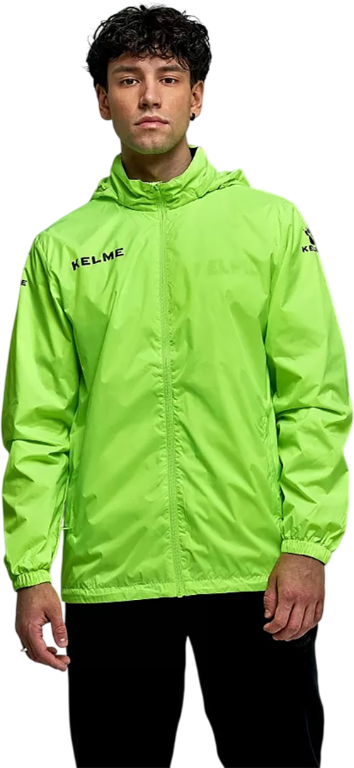 Ветровка Kelme Raincoat / 3801241-904 (6XL, салатовый/зеленый)