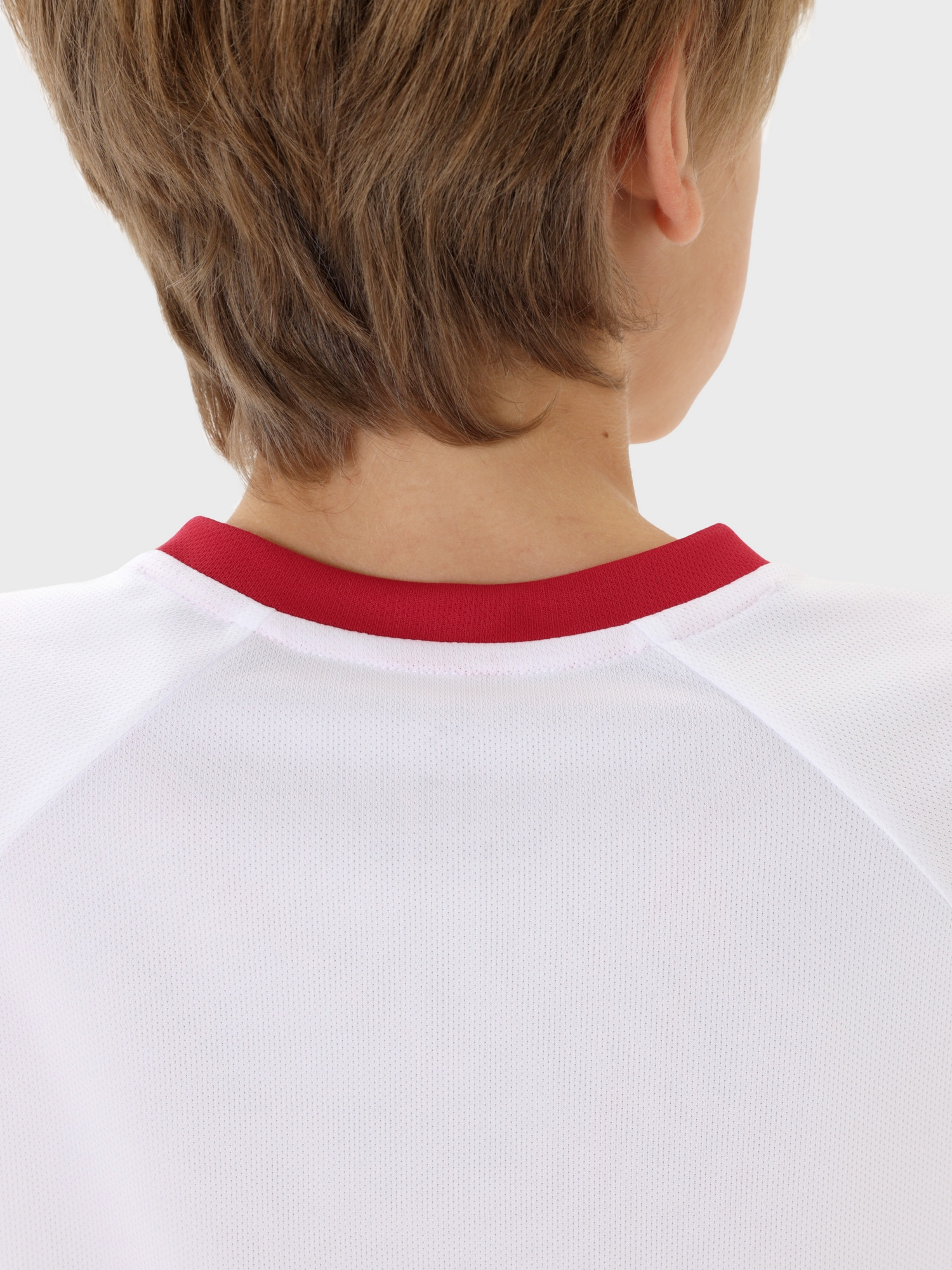 Футбольная форма Kelme Football Uniform Set / 8551ZB31084-100 (р.140, белый/красный) — фото 5