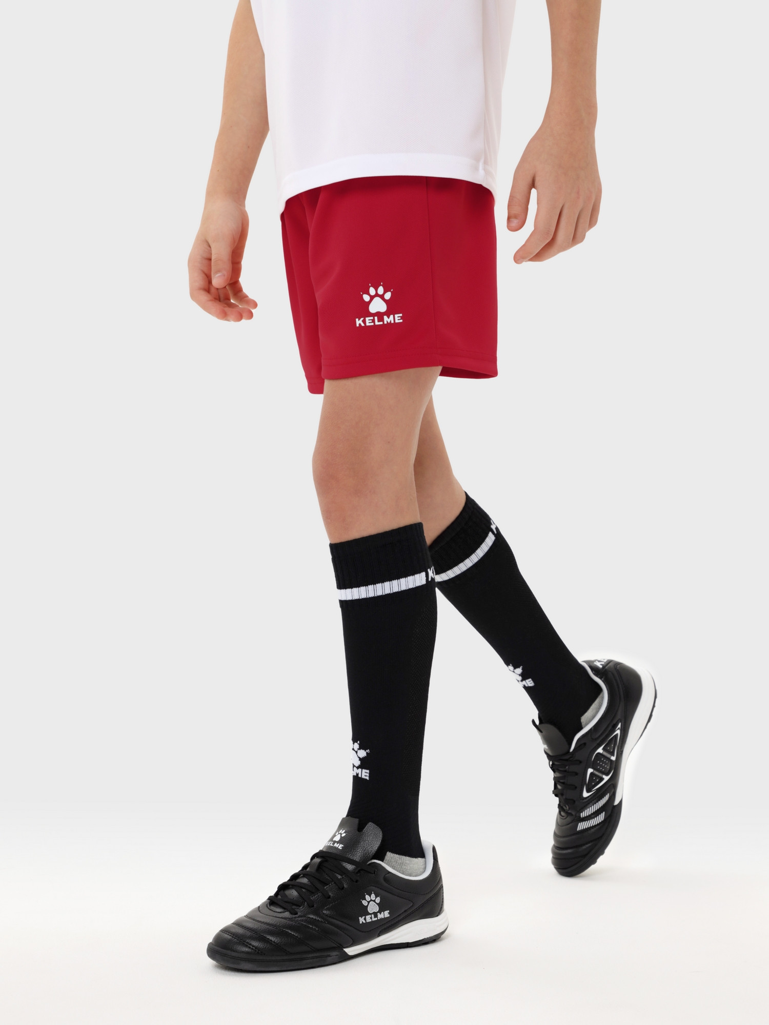 Футбольная форма Kelme Football Uniform Set / 8551ZB31084-100 (р.140, белый/красный) — фото 6