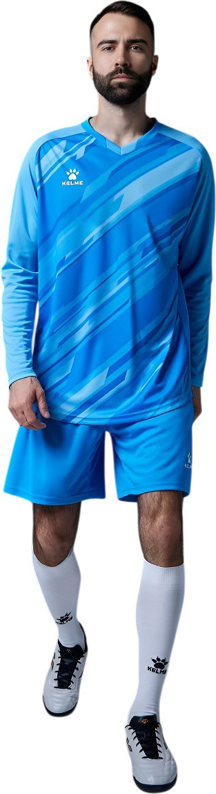 Футбольная форма Kelme Long Sleeve Goalkeeper Suit / 7361ZB1256-404 (L, голубой)