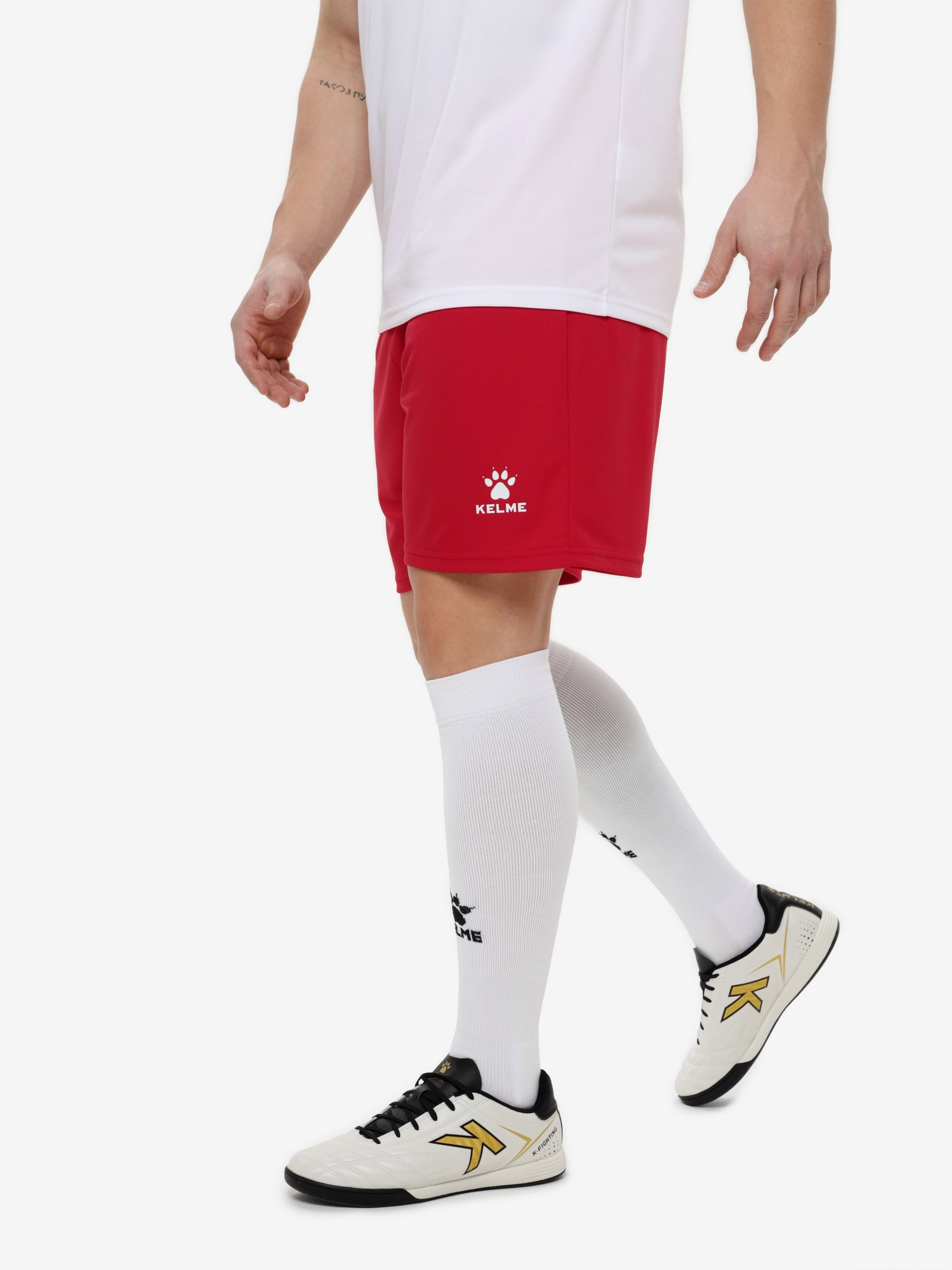 Футбольная форма Kelme Football Uniform Set / 8551ZB11084-100 (M, белый) — фото 6