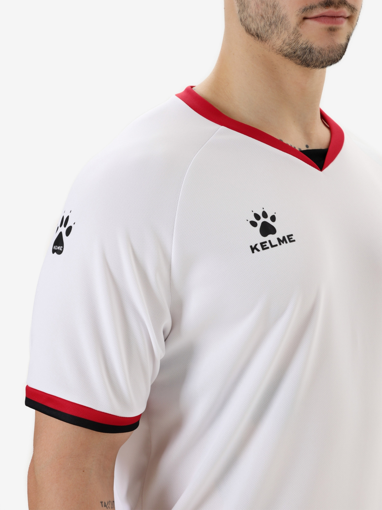 Футбольная форма Kelme Football Uniform Set / 8551ZB11084-100 (M, белый) — фото 4