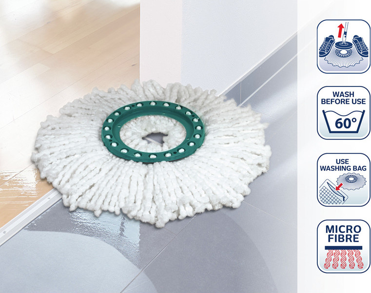 Моп для швабры Leifheit Clean Twist Mop / 52095 — фото 5