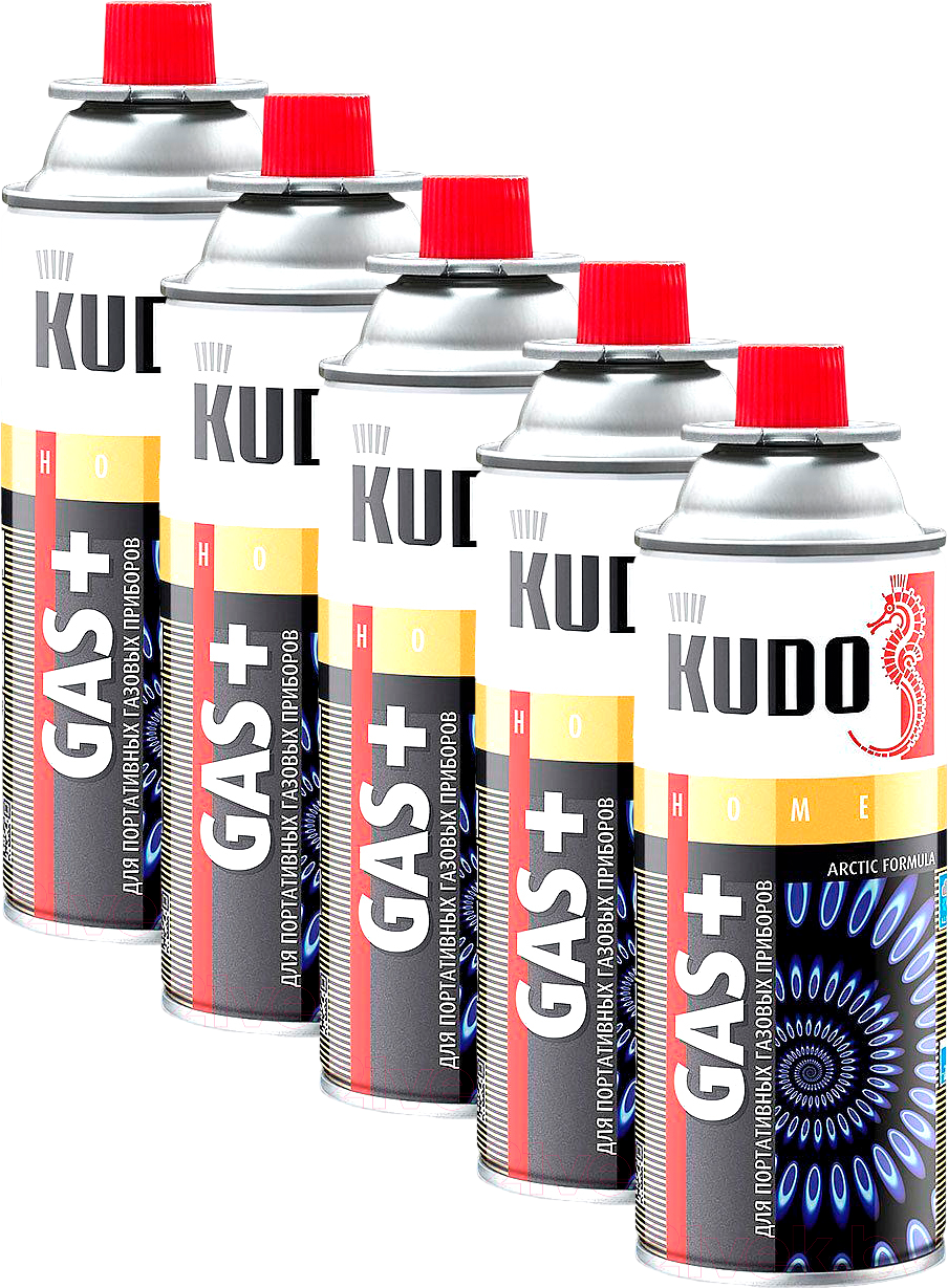 Газовый баллон туристический Kudo KU-H403 (5x520мл)