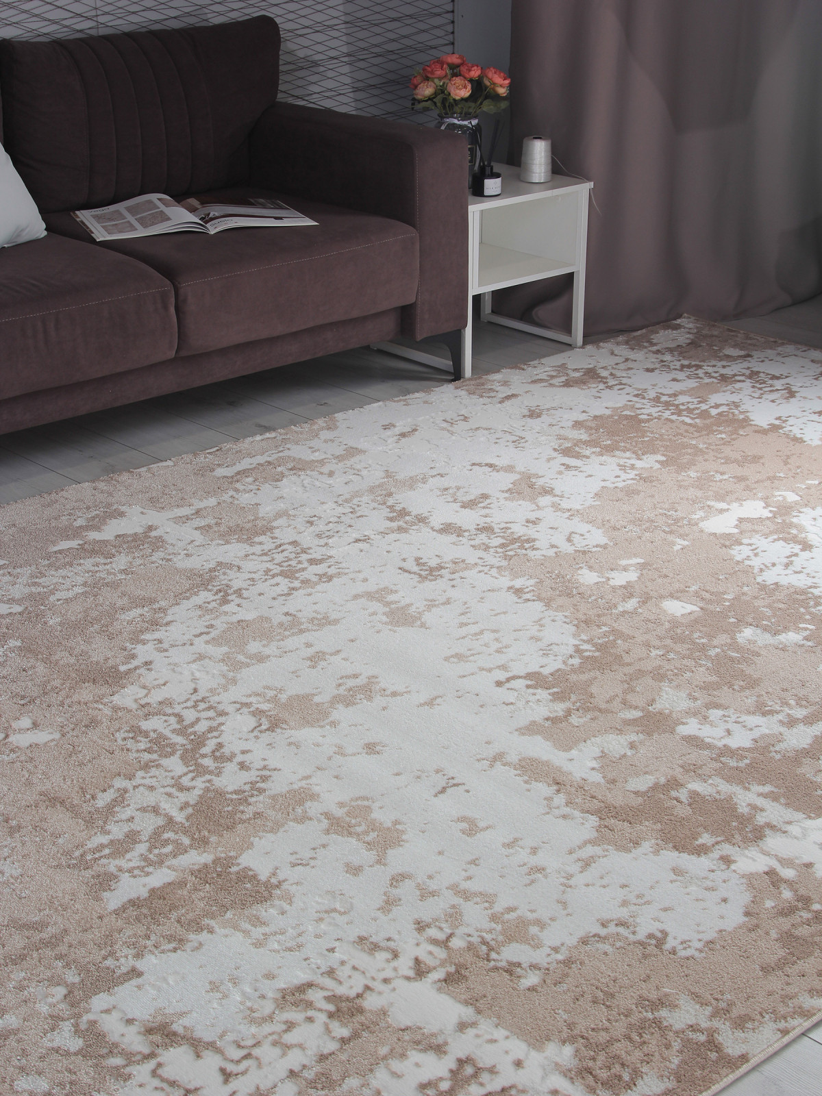 Коврик Merinos Alabama F172-STAN-LIGHT BEIGE (1.2x1.8) — фото 3