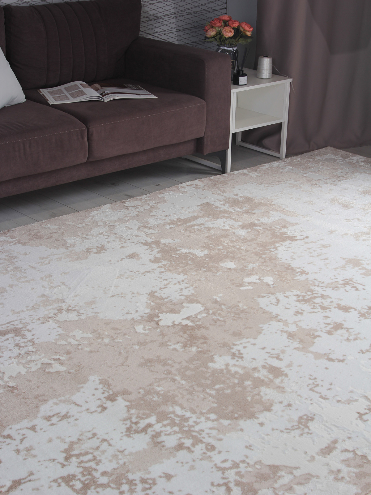 Коврик Merinos Alabama F172-STAN-LIGHT BEIGE (1.2x1.8) — фото 2