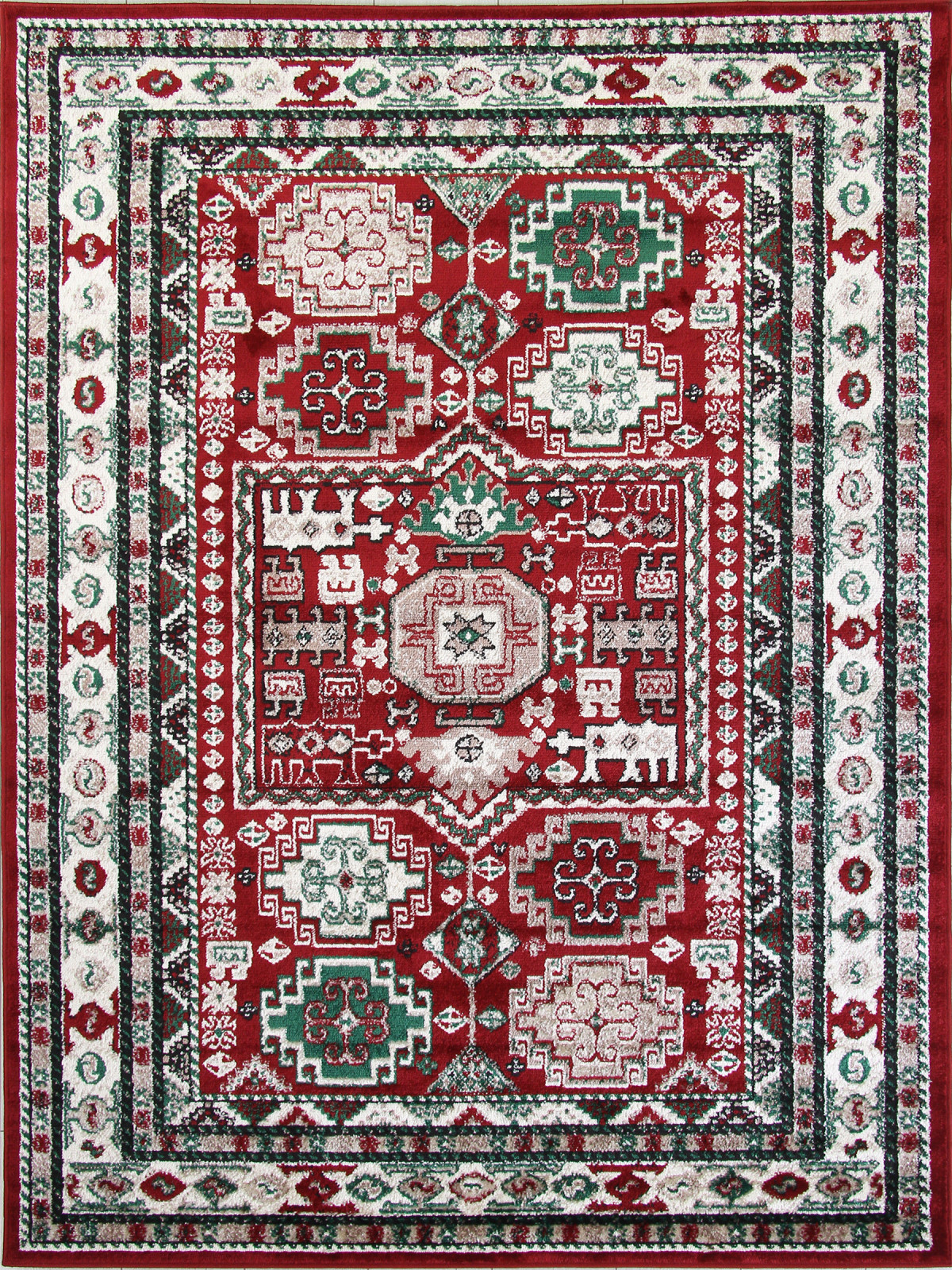Ковер Merinos Darga F667-STAN-RED-CREAM (2x3)