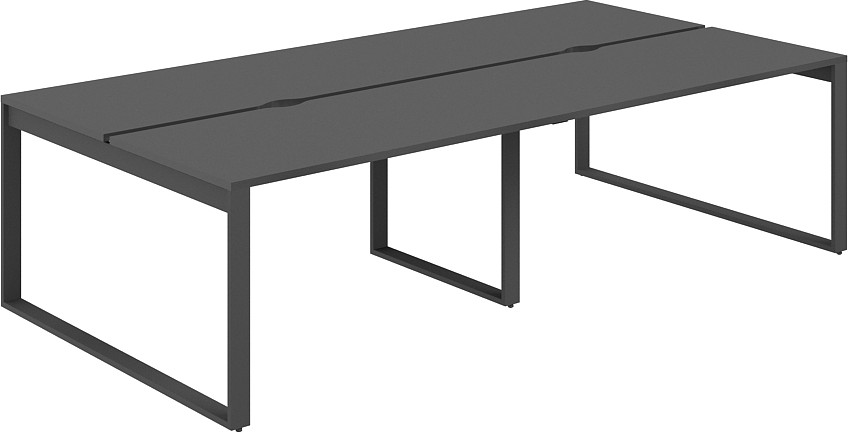 Комплект письменных столов Norden 320х143.8х75 / AG.146.AN.V.72.AN (антрацит)