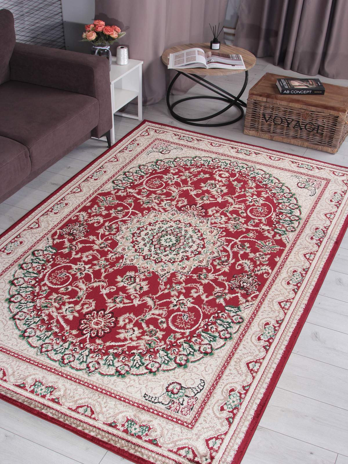 Ковер Merinos Darga F672-STAN-RED-CREAM (2x4) — фото 3